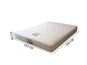 Springmate Pocket Coil Contract Mattress, 5 ft, Gold Vine Pattern