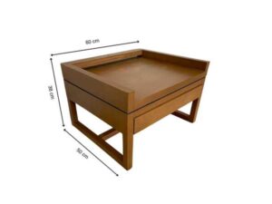6 foot wooden bed with 1 drawer wooden headboard