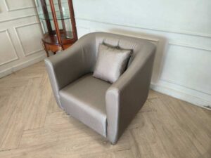 Cozy Modern 1+2+1 Leather Sofa Set – Taupe