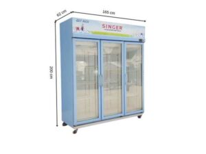 Singer SGPM-4203 3-door beverage cooler, size 42 cu._G7M2DESGP2