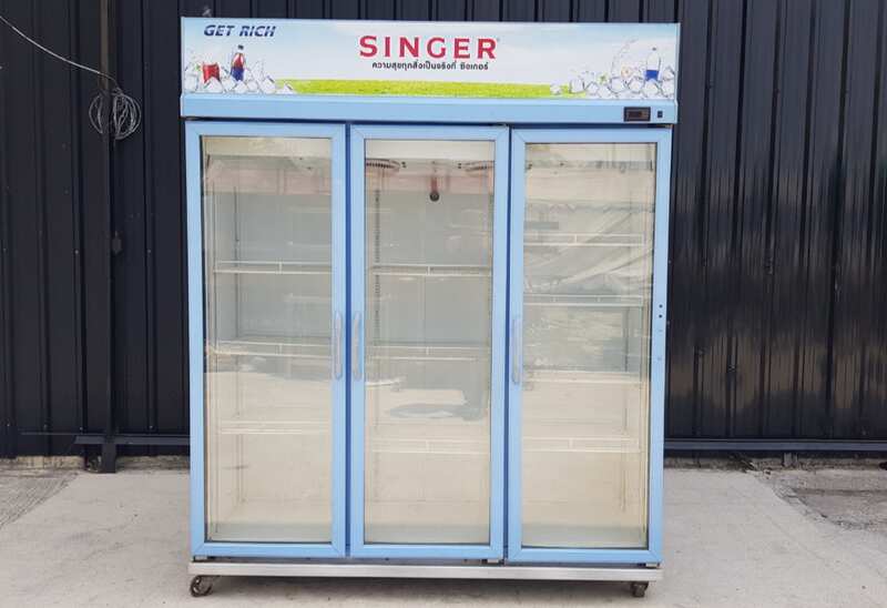 Singer SGPM-4203 3-door beverage cooler, size 42 cu._G7M2DESGP2