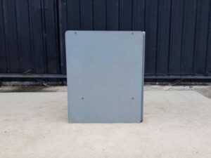 2-shelf corner wooden shelf, grey