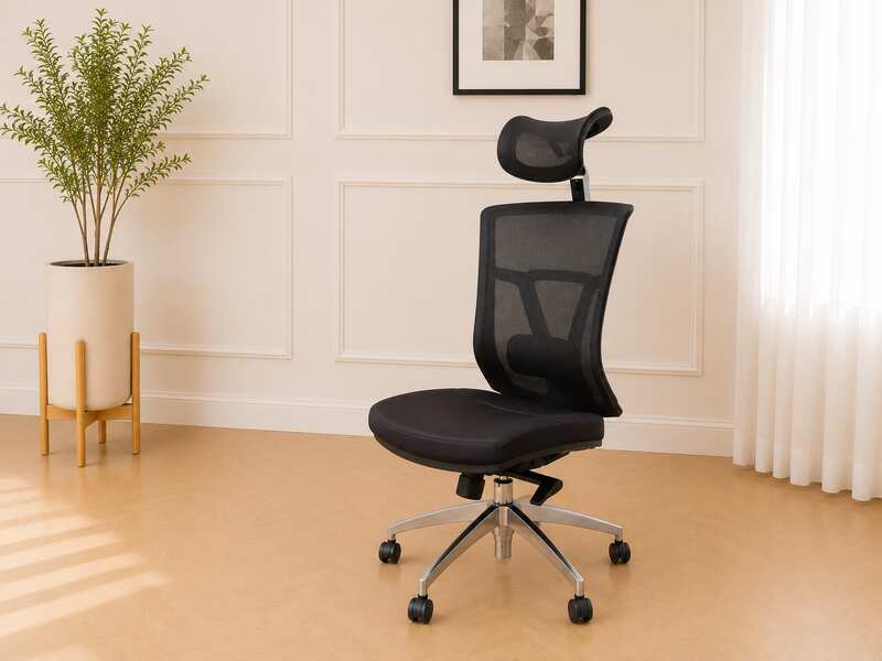 executive chair Office chair, Elements brand, high mesh backrest, back pusher, adjustable chair head._8ECD09QJBA_GIYNBV17R2