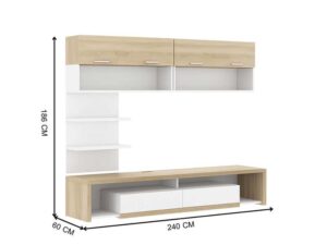 TV stand KONCEPT, cream with white accents_GJTIYICGZ3