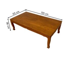 Center table, teak, 120 cm