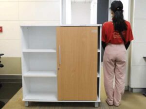 Wooden document cabinet with 1 sliding door Perfect_HAOLSS8KVI