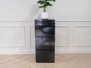 Barber shop, beauty salon cabinet, black 3-layer drawer cabinet, new product_HQGM6JYJZX