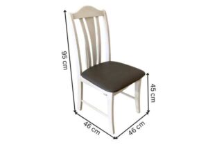 2-seat dining table set, glass top, modern style