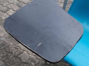 Blue Lecture Chair with Gray Legs_I2GKOL3W1G