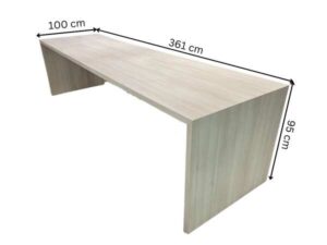 Bar table, wooden frame, modern style, 360 cm