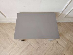 Coffee table, particle board, grey, IKEA brand, LACK model (1)