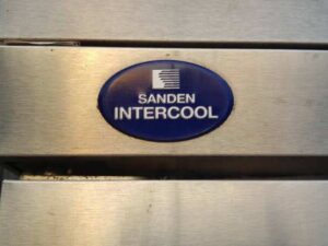SANDEN INTERCOOL 2-Door Stainless Steel Freezer