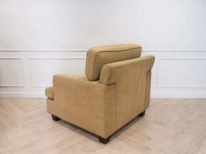 1 seat sofa, yellow-green fabric cushion. Armchair Hotel grade work_J41FRJJLVT