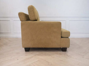 1 seat sofa, yellow-green fabric cushion. Armchair Hotel grade work_J41FRJJLVT