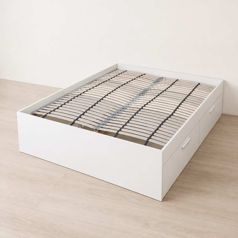 4-drawer bed, 6-foot size, with a Slumberland Fantastic 6-foot mattress. Bonnel Spring structure._JQY78XLUBD