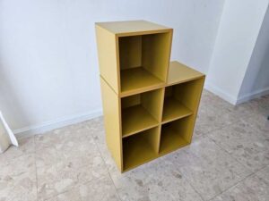 IKEA EKET 5-compartment bookcase, yellow. (1)_JU23MBZ5Z2