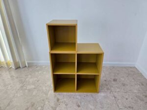 IKEA EKET 5-compartment bookcase, yellow. (1)_JU23MBZ5Z2
