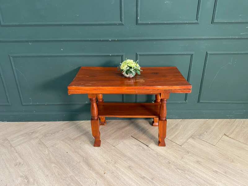 Wooden coffee table, 82 cm wide