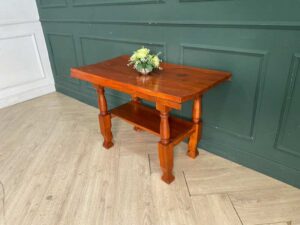 Wooden coffee table, 82 cm wide