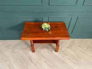 Wooden coffee table, 82 cm wide