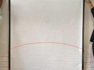 Razr brand hanging projector screen