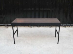 Folding table, wood top, steel legs_KP5VVYW1I5
