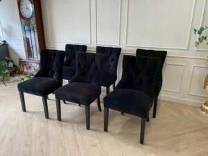 Bato Fabric Upholstered Wooden Chair, Black (6)_KSX9O13RJW