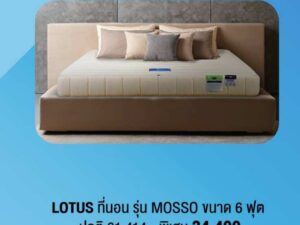 Lotus 6-Foot Mattress, Mosso Model