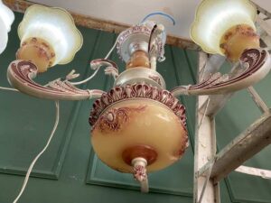Purple Chandelier/Glass Pendant Lamp