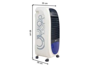 ASTINA Electric Fan 125 Watts, Model AC 010 - Size: 35 x 28 x 80 cm (Width x Length x Height in centimeters)