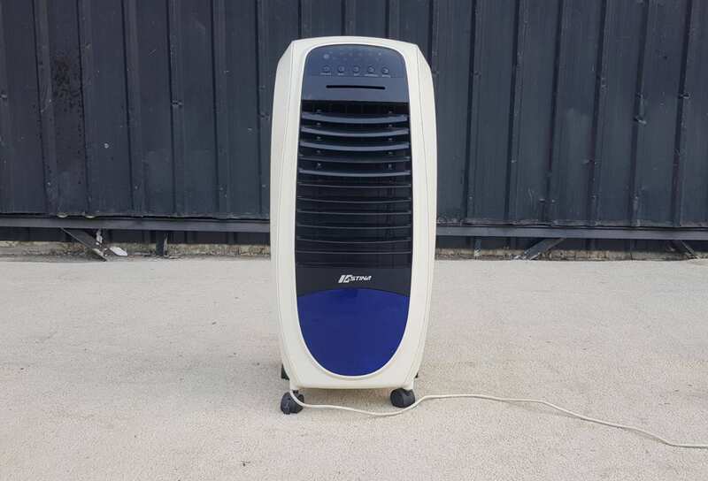 ASTINA Electric Fan 125 Watts, Model AC 010 - Size: 35 x 28 x 80 cm (Width x Length x Height in centimeters)
