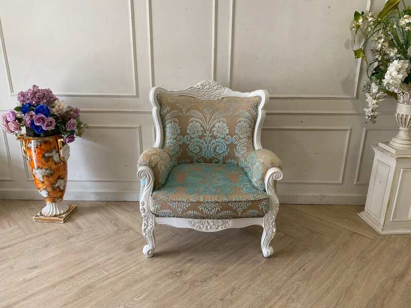 Louis-style wooden chair, 1 seat, fabric cushion_MFAV9ZYU08