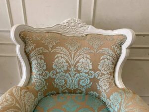 Louis-style wooden chair, 1 seat, fabric cushion_MFAV9ZYU08