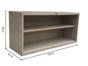 Lucky brand gray steel frame 2-door filing cabinet