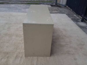Lucky brand gray steel frame 2-door filing cabinet