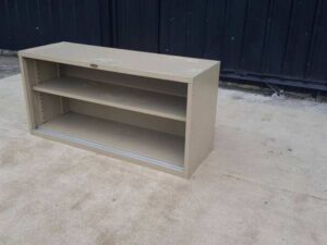 Lucky brand gray steel frame 2-door filing cabinet
