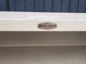 Lucky brand gray steel frame 2-door filing cabinet