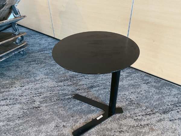 Black side table, 45 cm