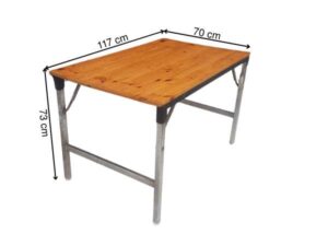 Multipurpose folding table 117 cm