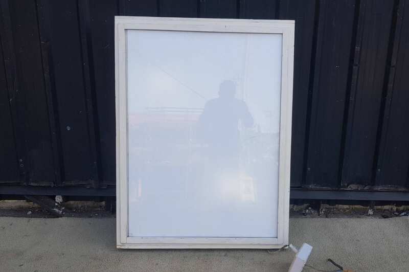 Lightbox, glass, white