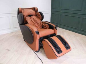 Electric massage chair OSIM UDivine OS-808, 3D massage system, brown leather seat._NZA2HFSD6U