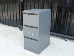 Steel filing cabinet, 3 drawers, gray, LUCKY brand_OI1L5FE1GI