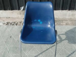 Lecture chair, steel legs with A belt, strong, tear resistant, can be stacked, seat is POLYPROPYLENE._ORWY4R3LVH