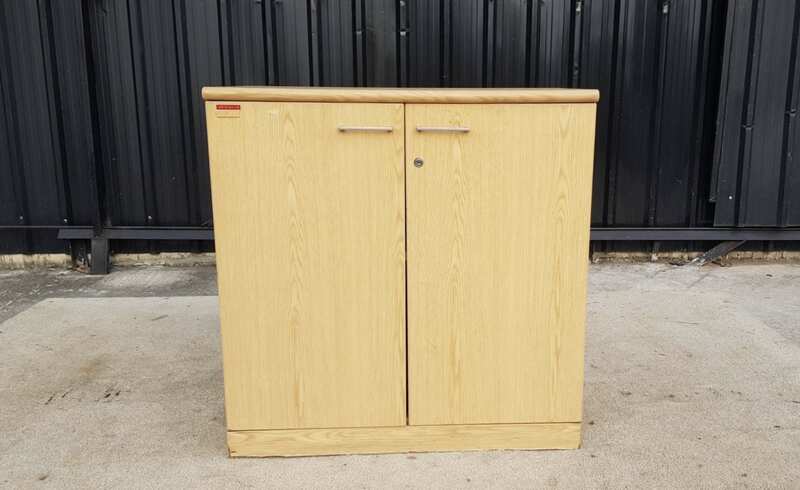 Brown 2-Door File Cabinet, MOFLEX Brand