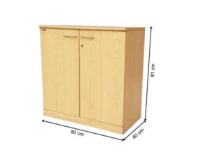 Brown 2-Door File Cabinet, MOFLEX Brand