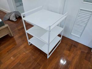 IKEA 3-Tier White Steel Shelf (1)