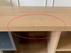 TV stand with 2 doors and 4 storage compartments