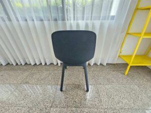 Blue plastic chair, IKEA, ODGER model (4)