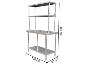 4-tier stainless steel shelf