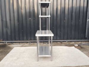 4-tier stainless steel shelf
